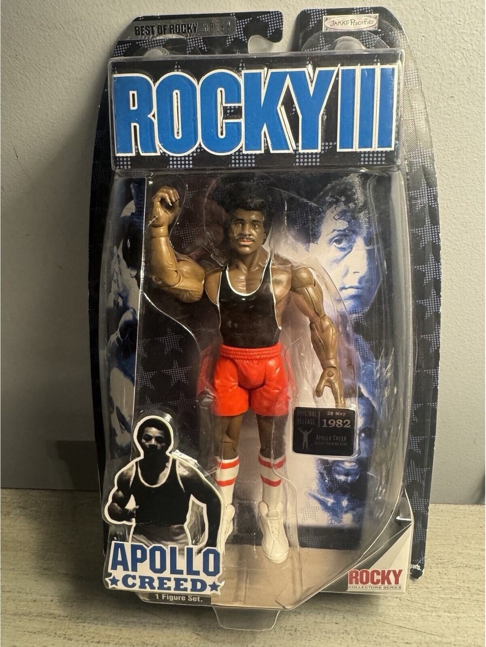 Best Of Rocky III 3 Apollo Creed Beach Training Gear Figure 2007 Jakks Pacific